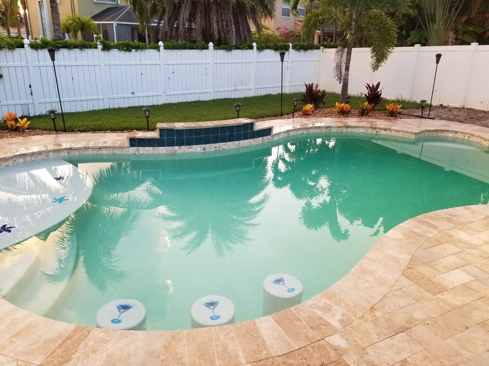 Dirty Swimming Pool Deck: An Eyesore and a Danger!