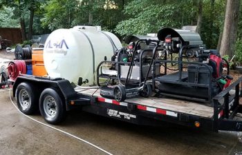 Pressure Washing Away Construction Project Dirt in Marietta Atlanta, GA