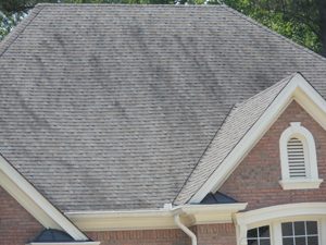 Dirty Roof on a House